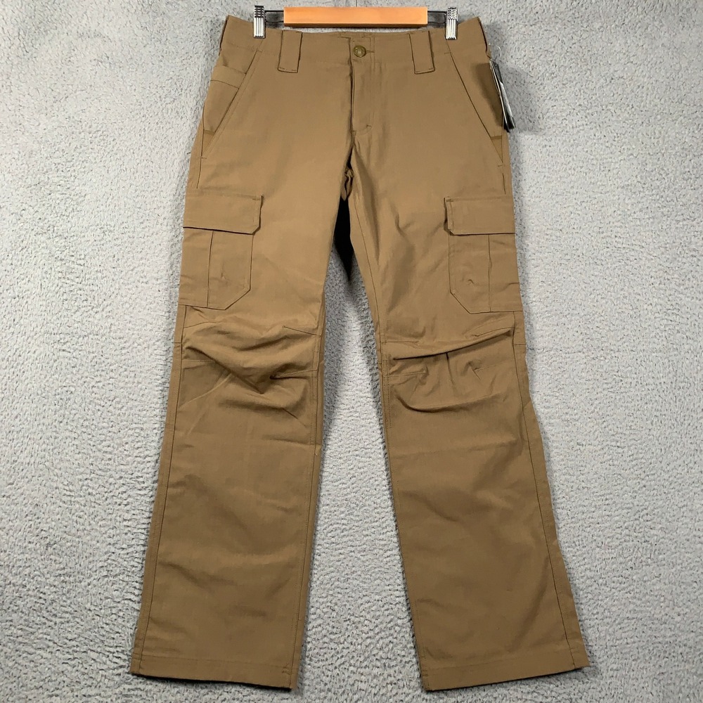 Under Armour Storm Tactical Patrol Pants Women's 10 Brown Loose Water Repellent